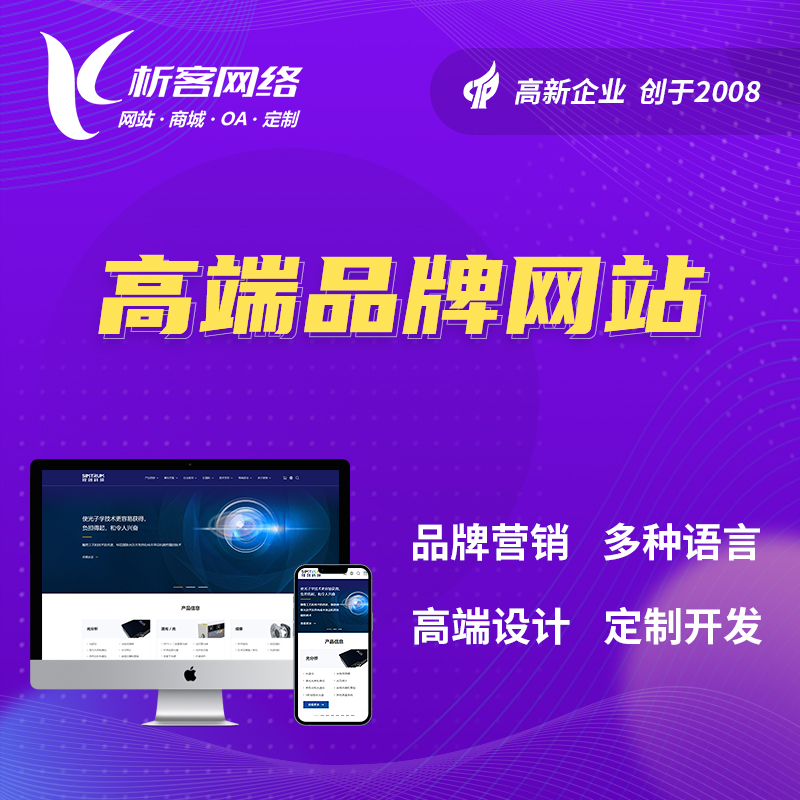 上海高端品牌网站
